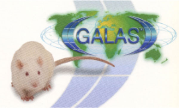 GALASのロゴ